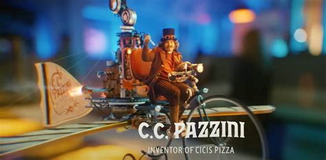 cc pazzini|Cici's Pizza Character Draws Comparisons to EPCOT's Dreamfinder.